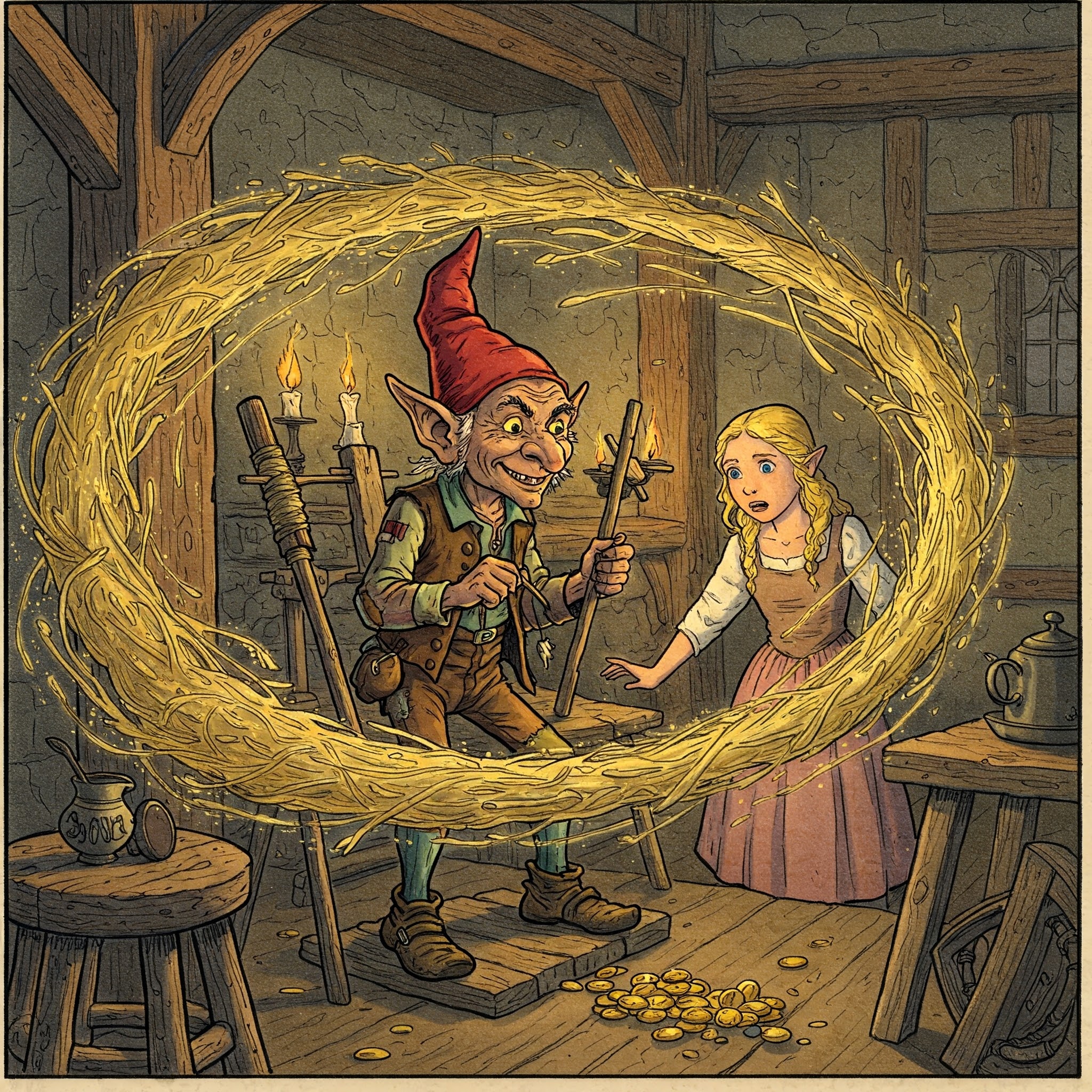 Illustration zu Rumpelstilzchen