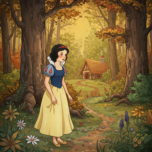 Illustration zu Schneewittchen